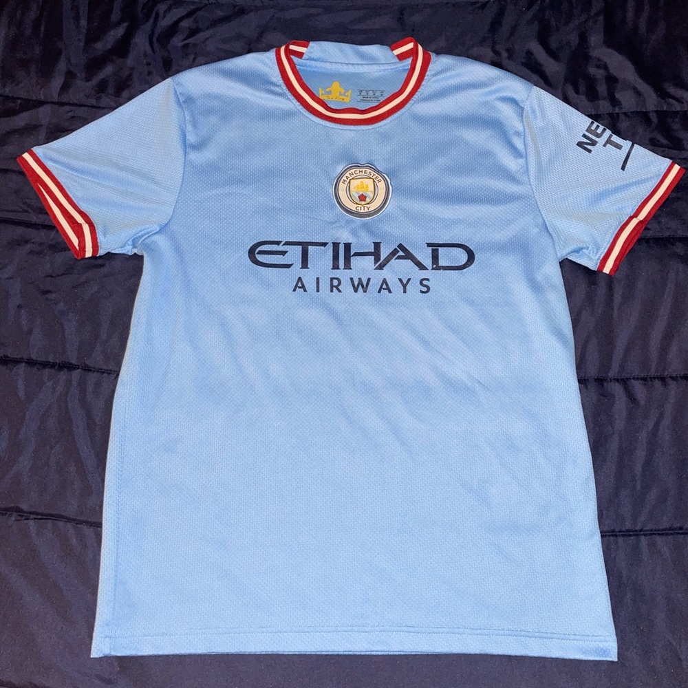 Manchester city soccer jersey